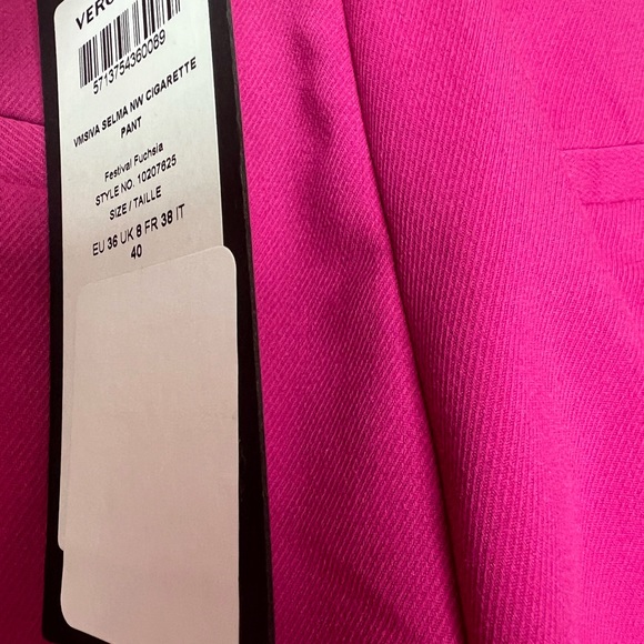 NWT Vera Moda Pink Cigarette pants - Picture 4 of 5